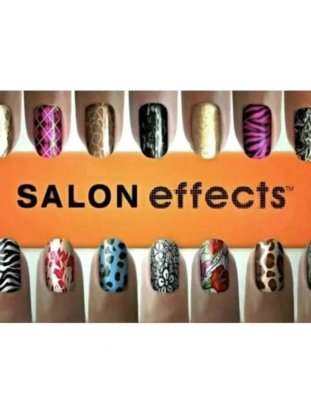 Sally Hansen Salon Effects Real Nail Polish Strips Hear Me Roar! 570